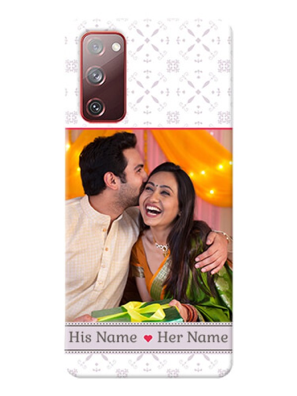 Custom Galaxy S20 FE 5G Phone Cases with Photo and Ethnic Design