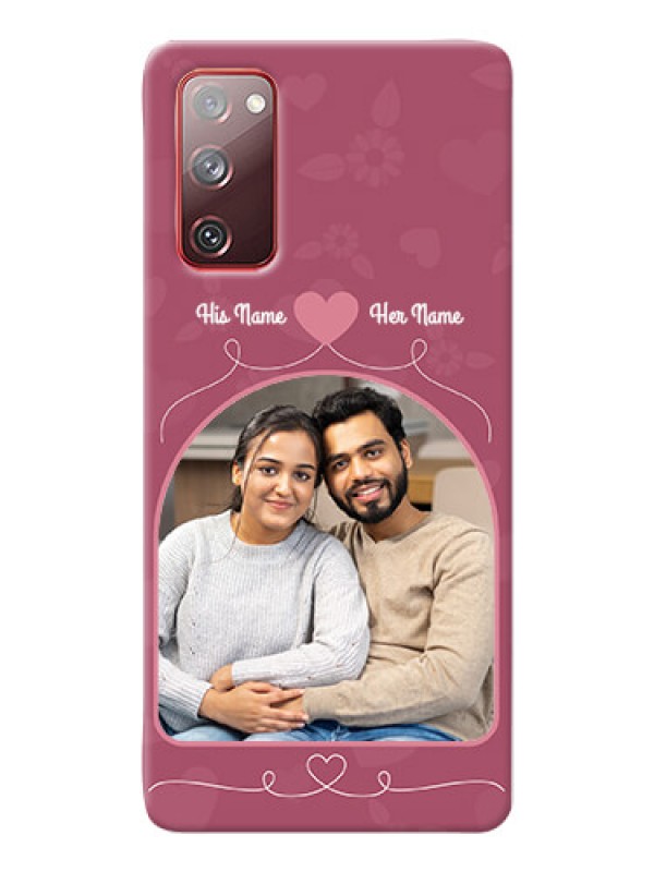 Custom Galaxy S20 FE 5G mobile phone covers: Love Floral Design