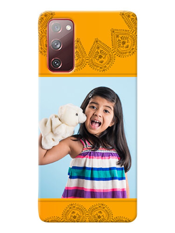 Custom Galaxy S20 FE 5G custom mobile back covers: Photo Wedding Design 