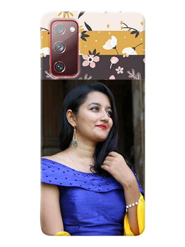 Custom Galaxy S20 FE 5G mobile cases online: Stylish Floral Design