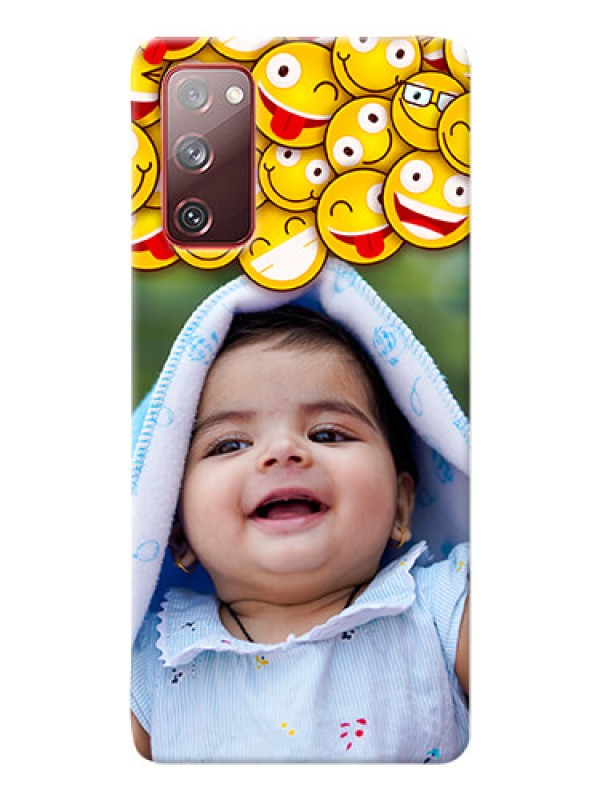 Custom Galaxy S20 FE 5G Custom Phone Cases with Smiley Emoji Design