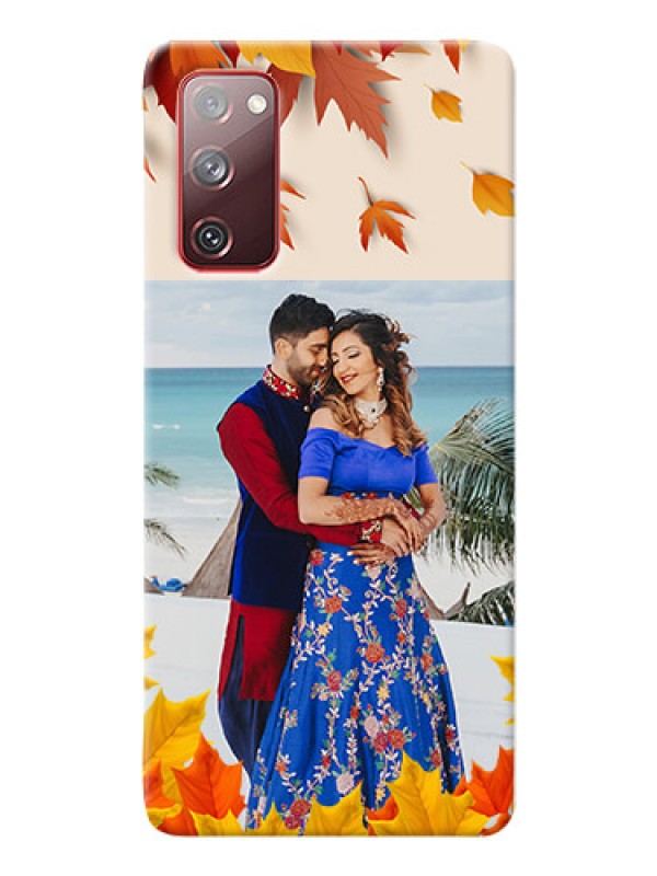 Custom Galaxy S20 FE 5G Mobile Phone Cases: Autumn Maple Leaves Design