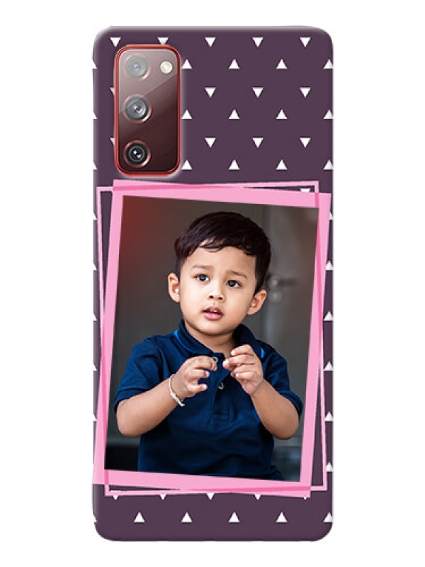 Custom Galaxy S20 FE 5G Phone Cases: Triangle Pattern Dotted Design