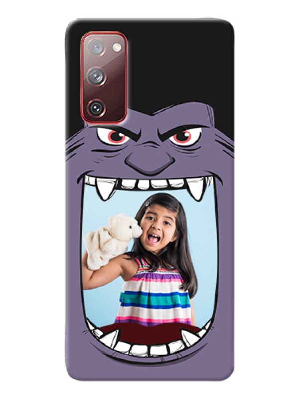 Custom Galaxy S20 FE 5G Personalised Phone Covers: Angry Monster Design