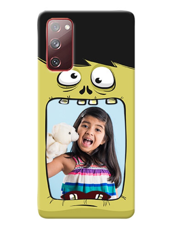 Custom Galaxy S20 FE 5G Mobile Covers: Cartoon monster back case Design
