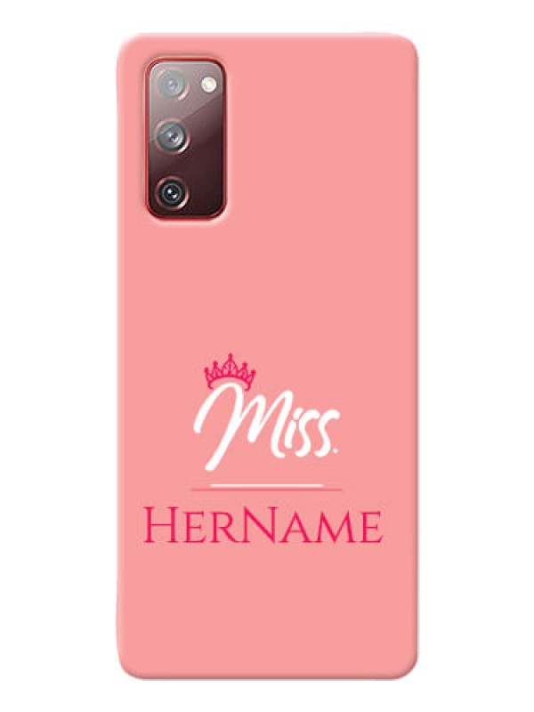 Custom Galaxy S20 FE 5G Custom Phone Case Mrs with Name