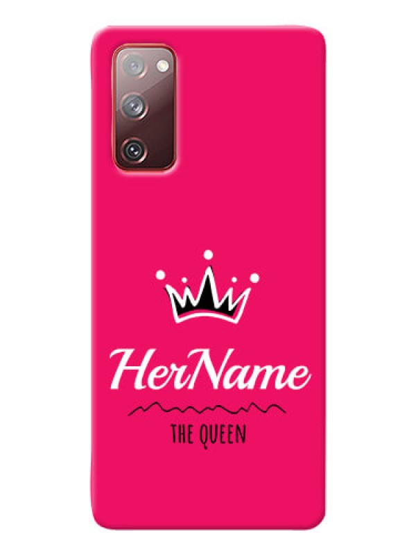 Custom Galaxy S20 FE 5G Queen Phone Case with Name