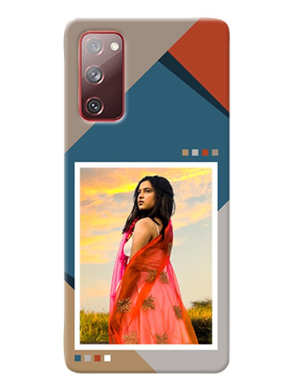 Custom Galaxy S20 Fe 5G Mobile Back Covers: Retro color pallet Design