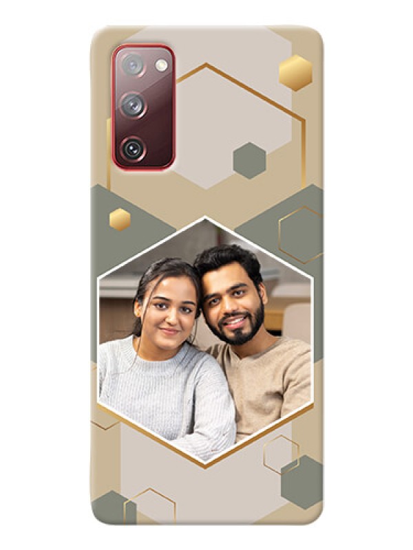 Custom Galaxy S20 Fe 5G Phone Back Covers: Stylish Hexagon Pattern Design