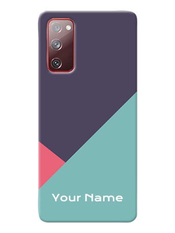 Custom Galaxy S20 Fe 5G Custom Phone Cases: Tri  Color abstract Design