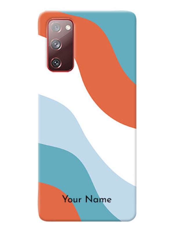 Custom Galaxy S20 Fe 5G Mobile Back Covers: coloured Waves Design