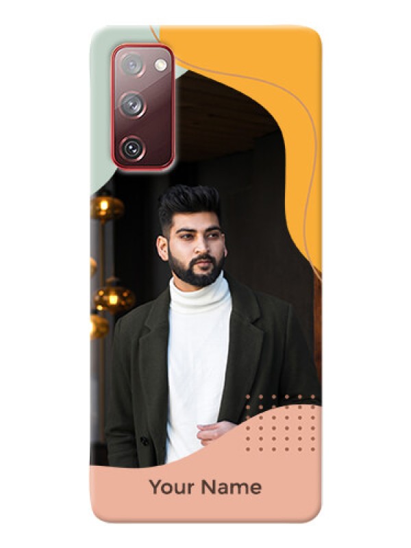 Custom Galaxy S20 Fe 5G Custom Phone Cases: Tri-coloured overlay design