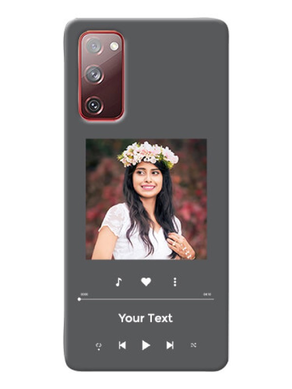 Custom Galaxy S20 Fe 5G Custom Mobile Case with Play The Music Design