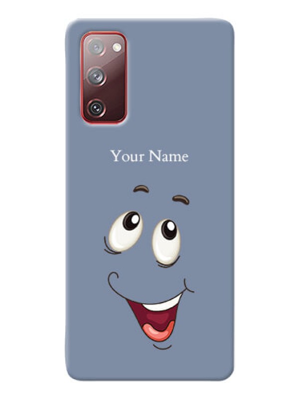 Custom Galaxy S20 Fe 5G Phone Back Covers: Laughing Cartoon Face Design