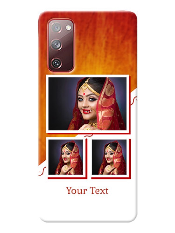 Custom Galaxy S20 FE Personalised Phone Cases: Wedding Memories Design  