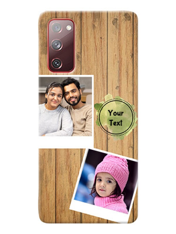 Custom Galaxy S20 FE Custom Mobile Phone Covers: Wooden Texture Design