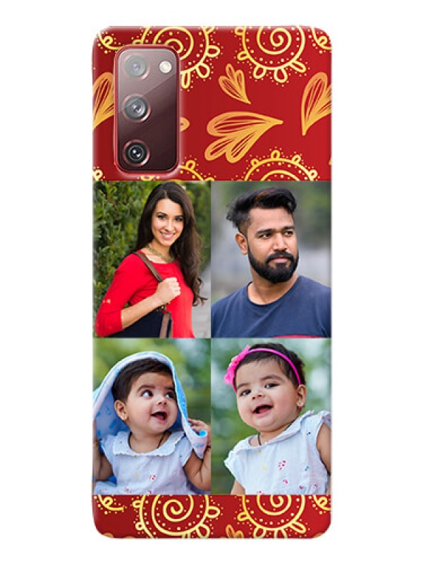 Custom Galaxy S20 FE Mobile Phone Cases: 4 Image Traditional Design