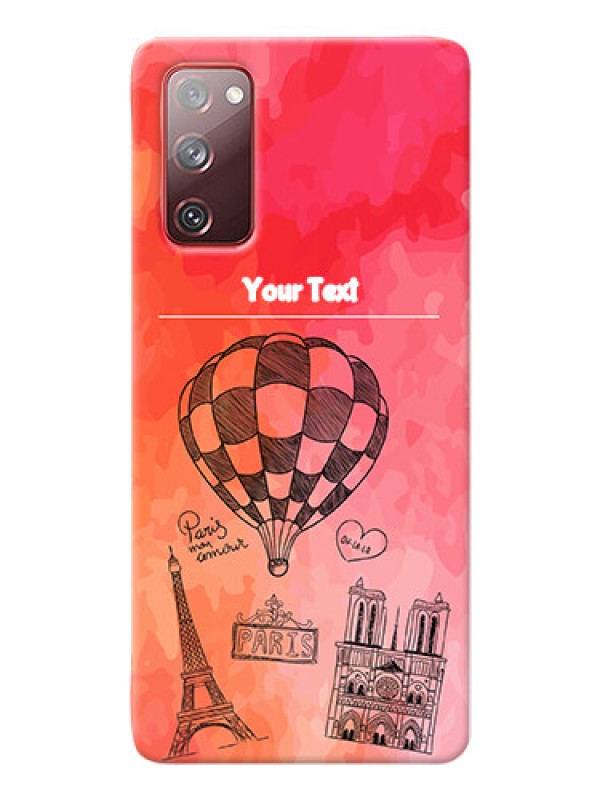 Custom Galaxy S20 FE Personalized Mobile Covers: Paris Theme Design