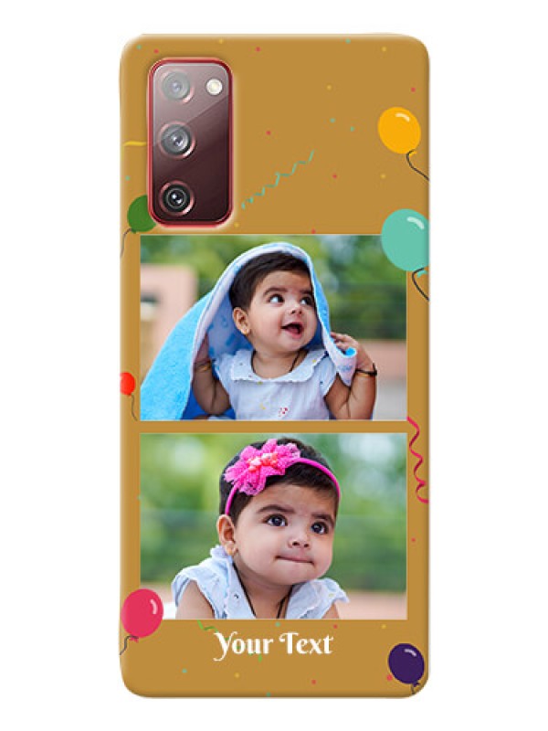 Custom Galaxy S20 FE Phone Covers: Image Holder with Birthday Celebrations Design