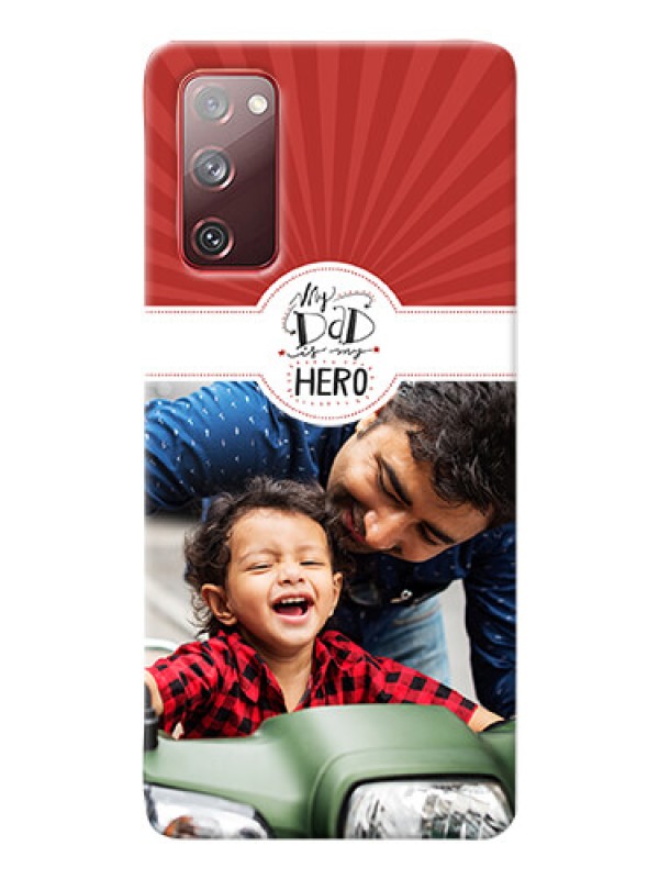 Custom Galaxy S20 FE custom mobile phone cases: My Dad Hero Design