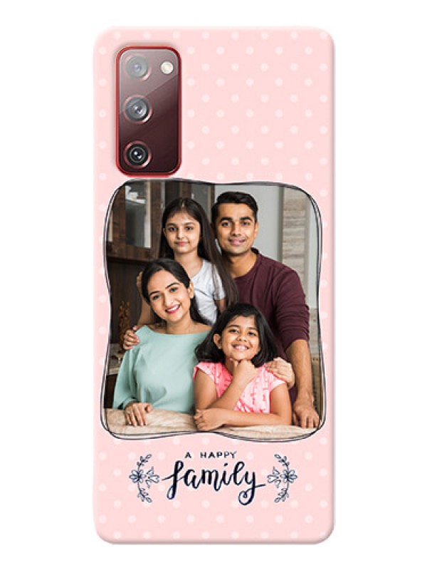 Custom Galaxy S20 FE Personalized Phone Cases: Family with Dots Design