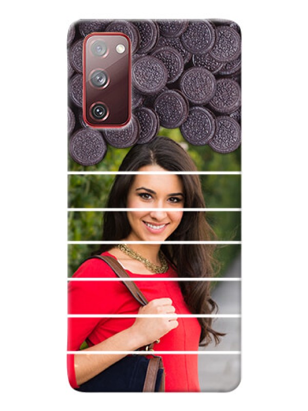 Custom Galaxy S20 FE Custom Mobile Covers with Oreo Biscuit Design