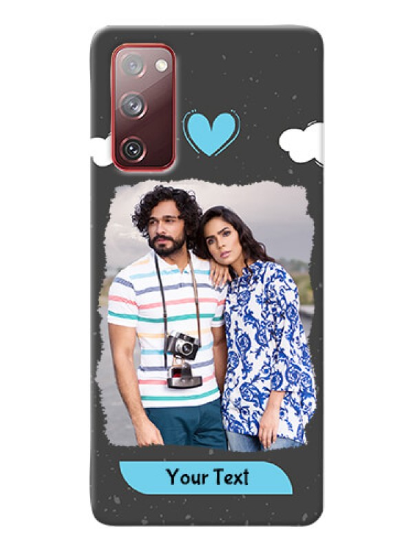 Custom Galaxy S20 FE Mobile Back Covers: splashes with love doodles Design