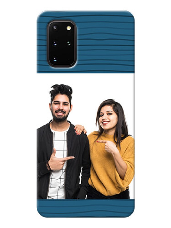 Custom Galaxy S20 Plus Custom Phone Cases: Blue Pattern Cover Design