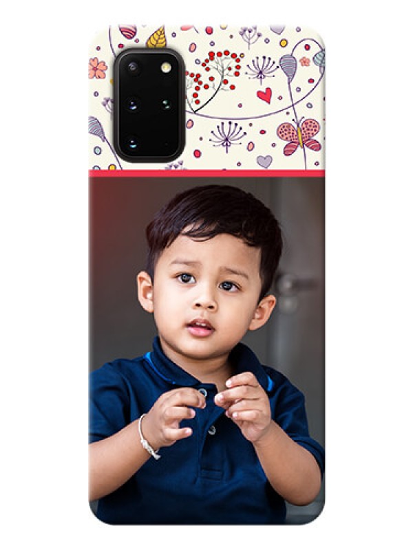 Custom Galaxy S20 Plus phone back covers: Premium Floral Design
