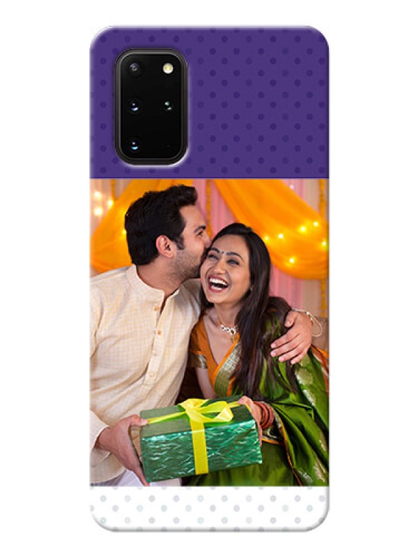 Custom Galaxy S20 Plus mobile phone cases: Violet Pattern Design