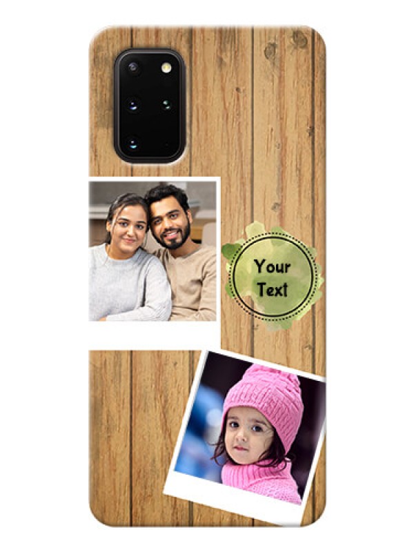 Custom Galaxy S20 Plus Custom Mobile Phone Covers: Wooden Texture Design