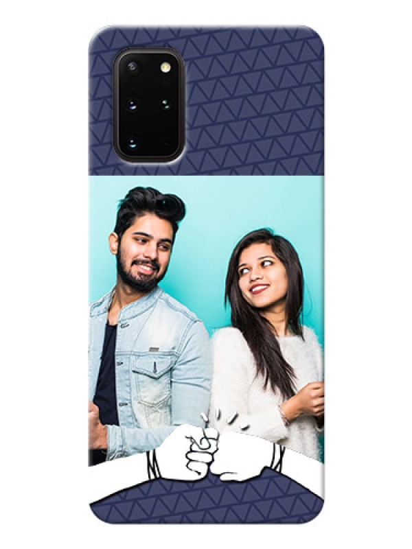 Custom Galaxy S20 Plus Mobile Covers Online with Best Friends Design  