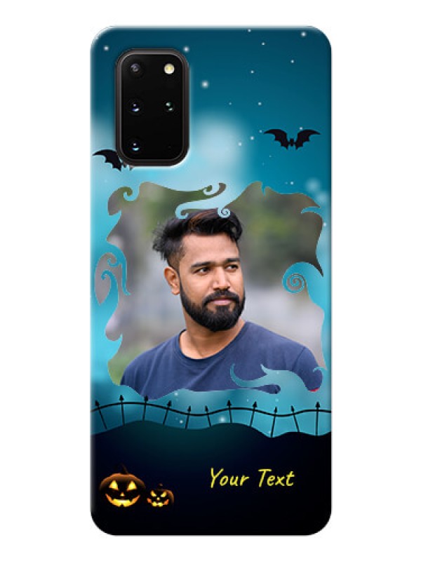 Custom Galaxy S20 Plus Personalised Phone Cases: Halloween frame design