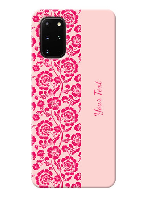 Custom Galaxy S20 Plus Phone Back Covers: Attractive Floral Pattern Design