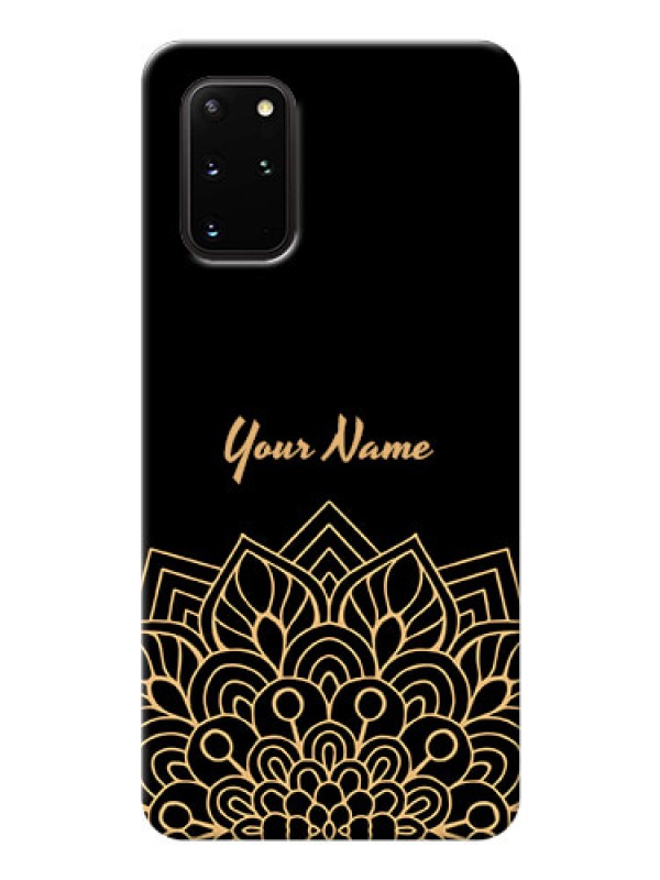 Custom Galaxy S20 Plus Back Covers: Golden mandala Design