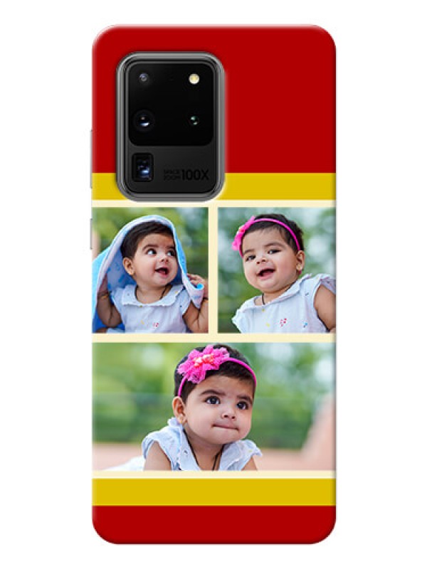 Custom Galaxy S20 Ultra mobile phone cases: Multiple Pic Upload Design