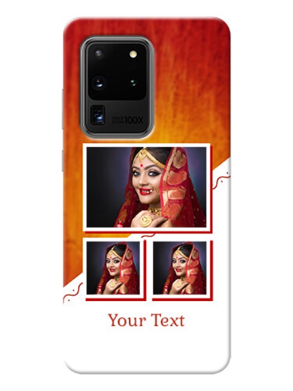 Custom Galaxy S20 Ultra Personalised Phone Cases: Wedding Memories Design  