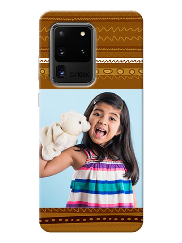 Custom Galaxy S20 Ultra Mobile Covers: Friends Picture Upload Design 
