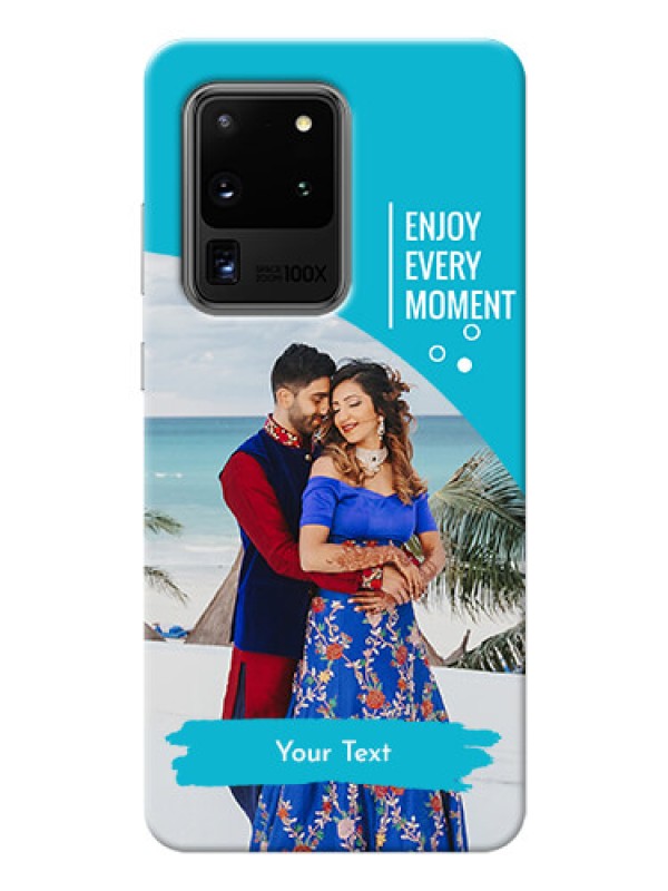 Custom Galaxy S20 Ultra Personalized Phone Covers: Happy Moment Design