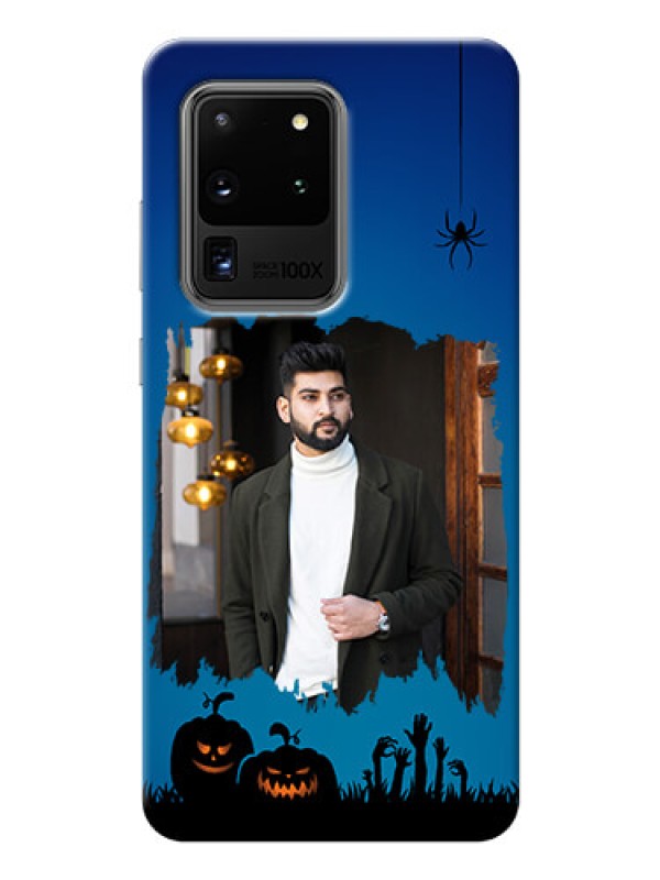 Custom Galaxy S20 Ultra mobile cases online with pro Halloween design 
