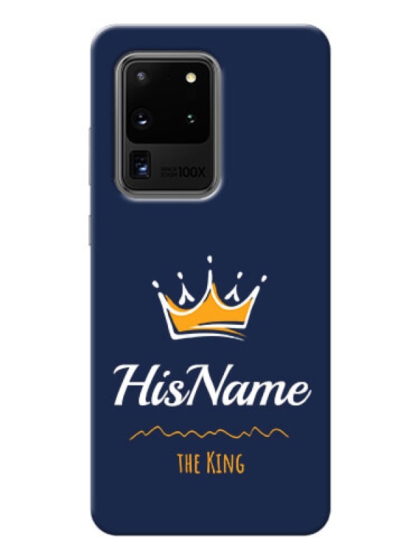 Custom Galaxy S20 Ultra King Phone Case with Name