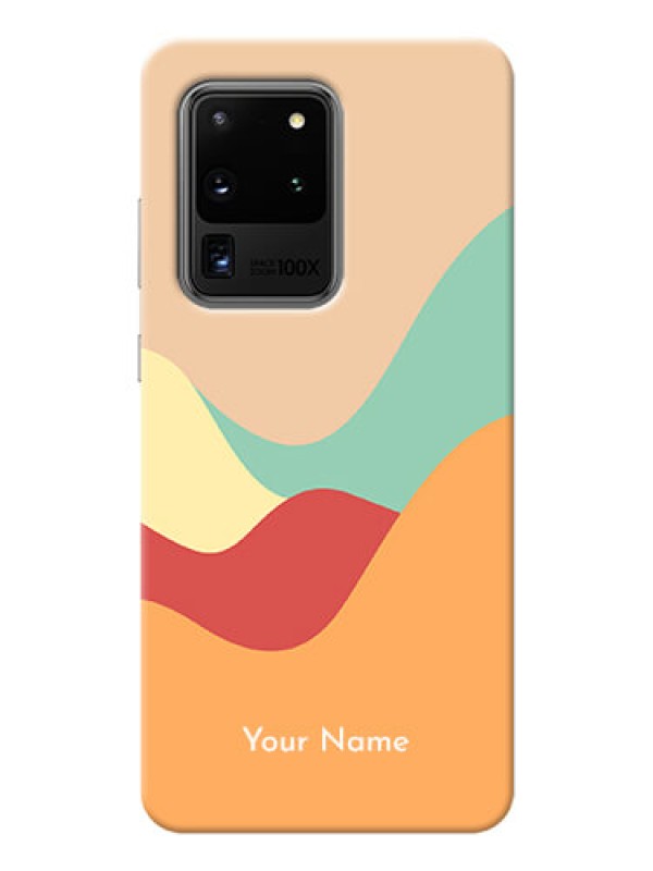 Custom Galaxy S20 Ultra Custom Mobile Case with Ocean Waves Multi-colour Design