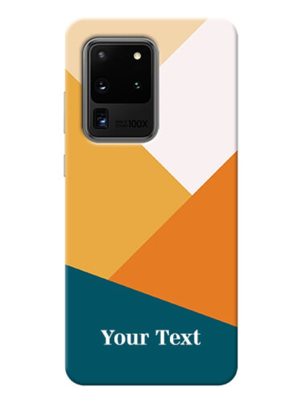 Custom Galaxy S20 Ultra Custom Phone Cases: Stacked Multi-colour Design