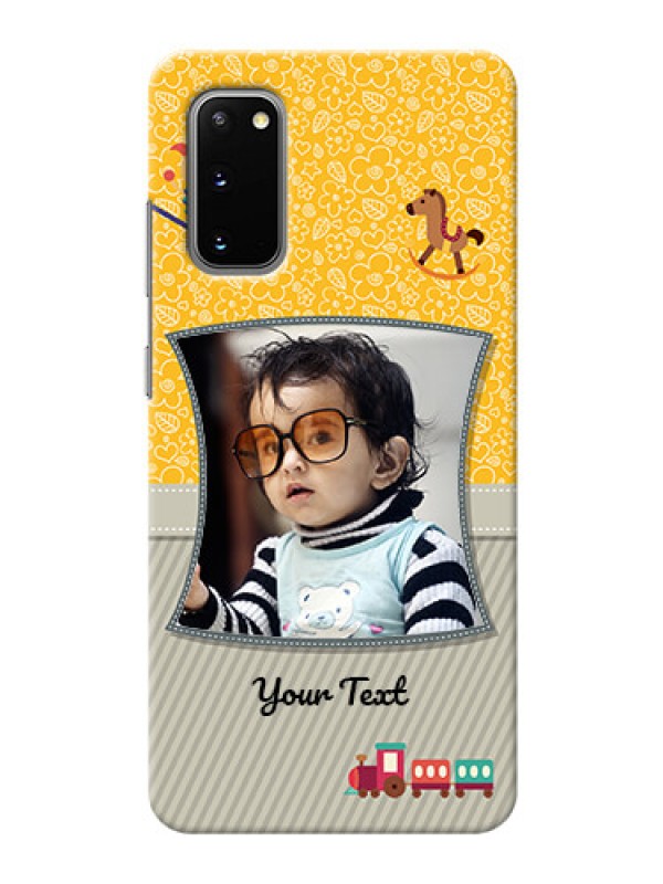 Custom Galaxy S20 Mobile Cases Online: Baby Picture Upload Design