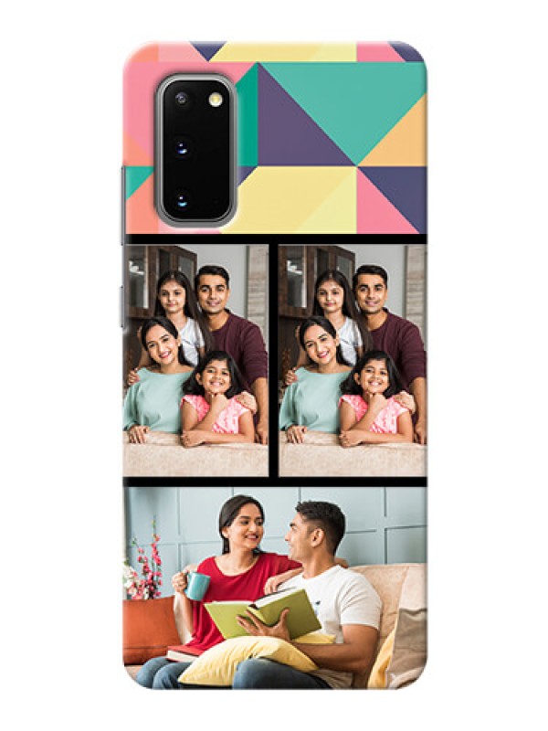 Custom Galaxy S20 personalised phone covers: Bulk Pic Upload Design