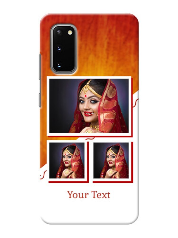 Custom Galaxy S20 Personalised Phone Cases: Wedding Memories Design  