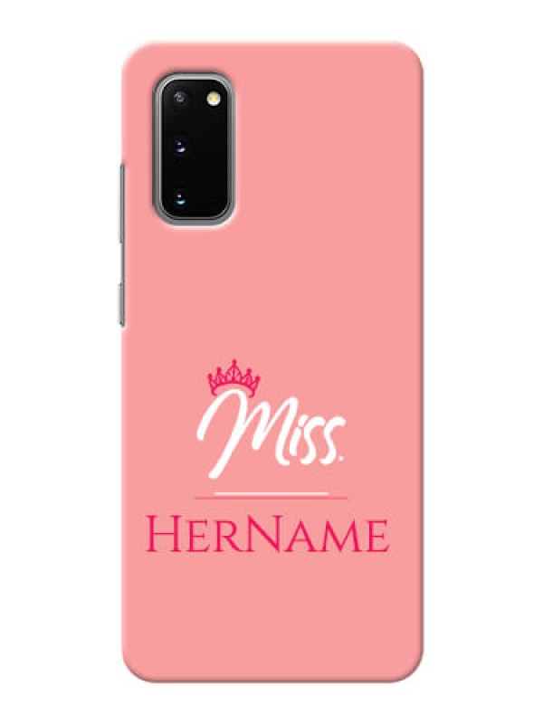 Custom Galaxy S20 Custom Phone Case Mrs with Name