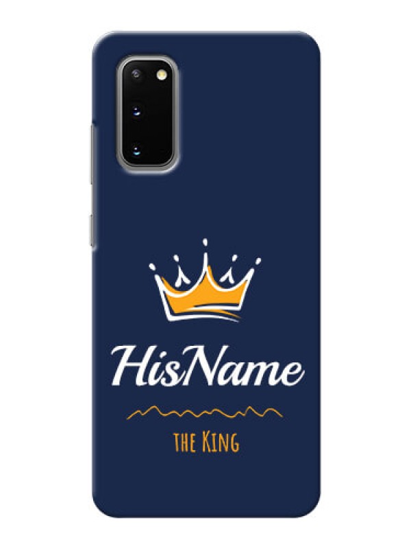 Custom Galaxy S20 King Phone Case with Name