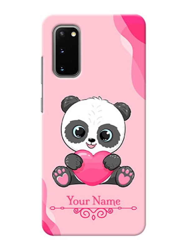 Custom Galaxy S20 Mobile Back Covers: Cute Panda Design