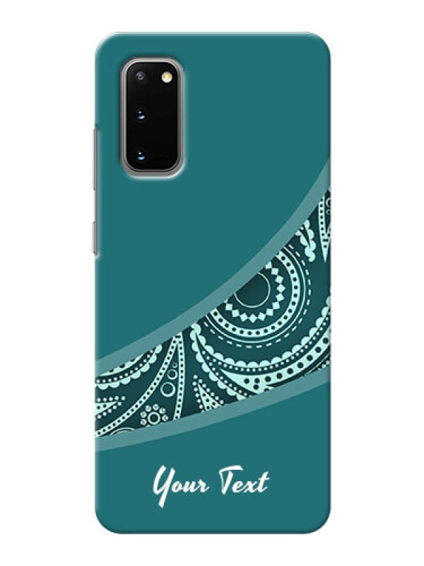 Custom Galaxy S20 Custom Phone Covers: semi visible floral Design